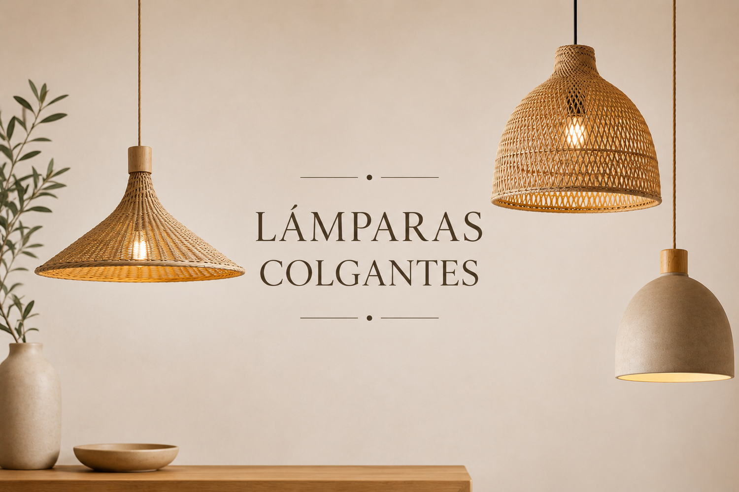 Lamparas colgantes