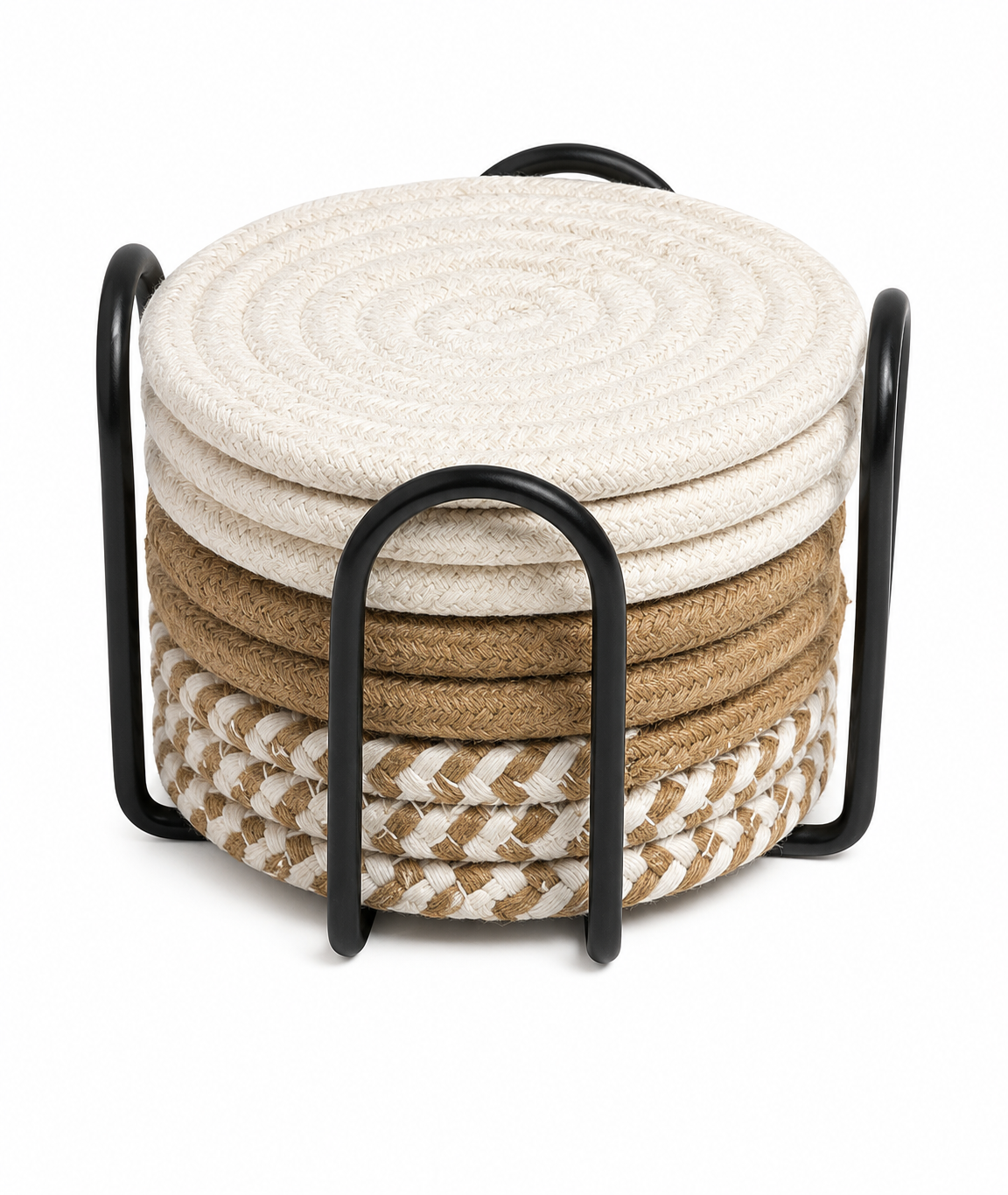 Set de Posavasos Trenzados