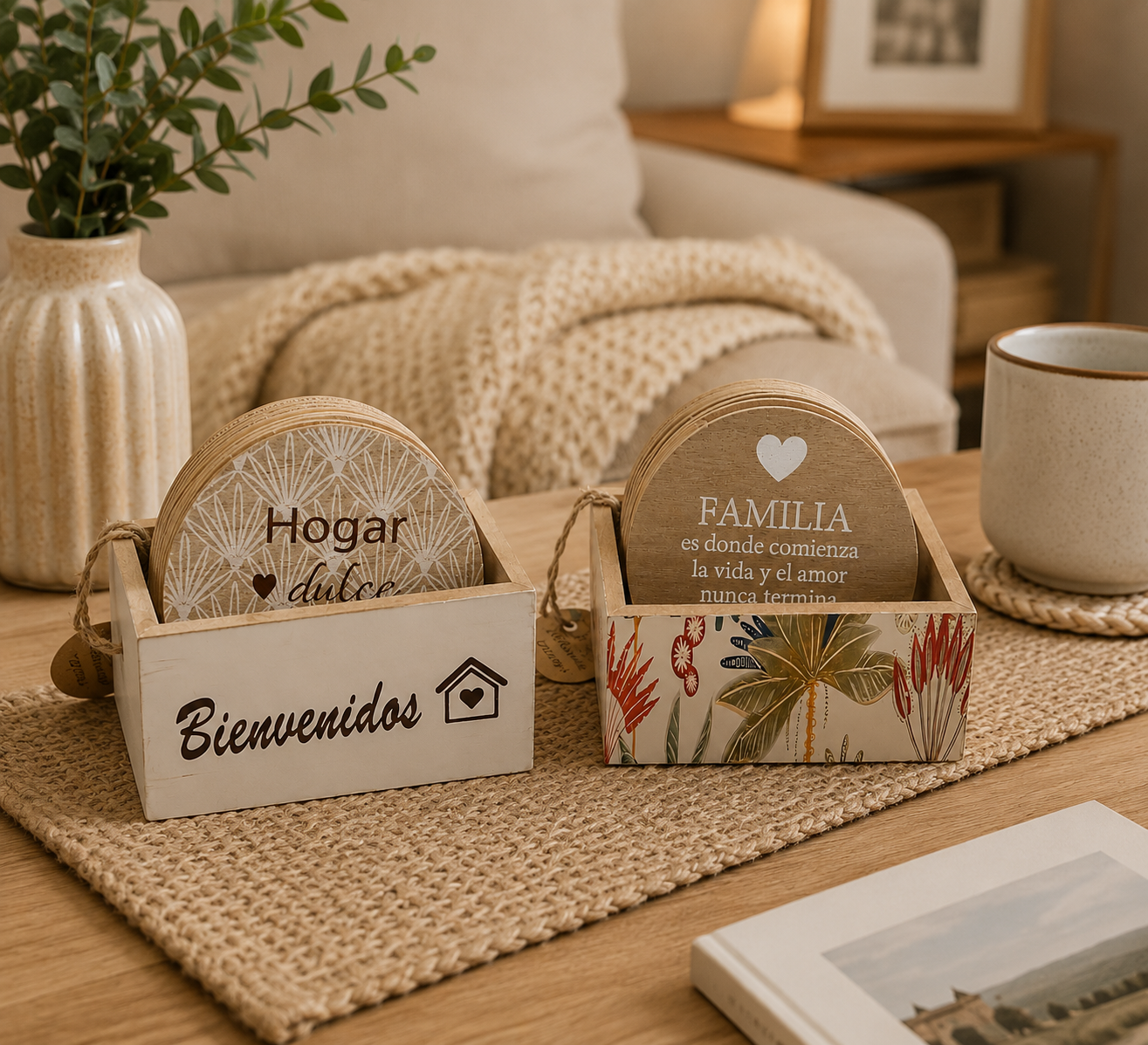 Set de Posavasos Decorativos Home