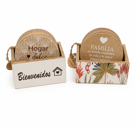 Set de Posavasos Decorativos Home