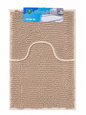 Set de Alfombras de Baño Beige