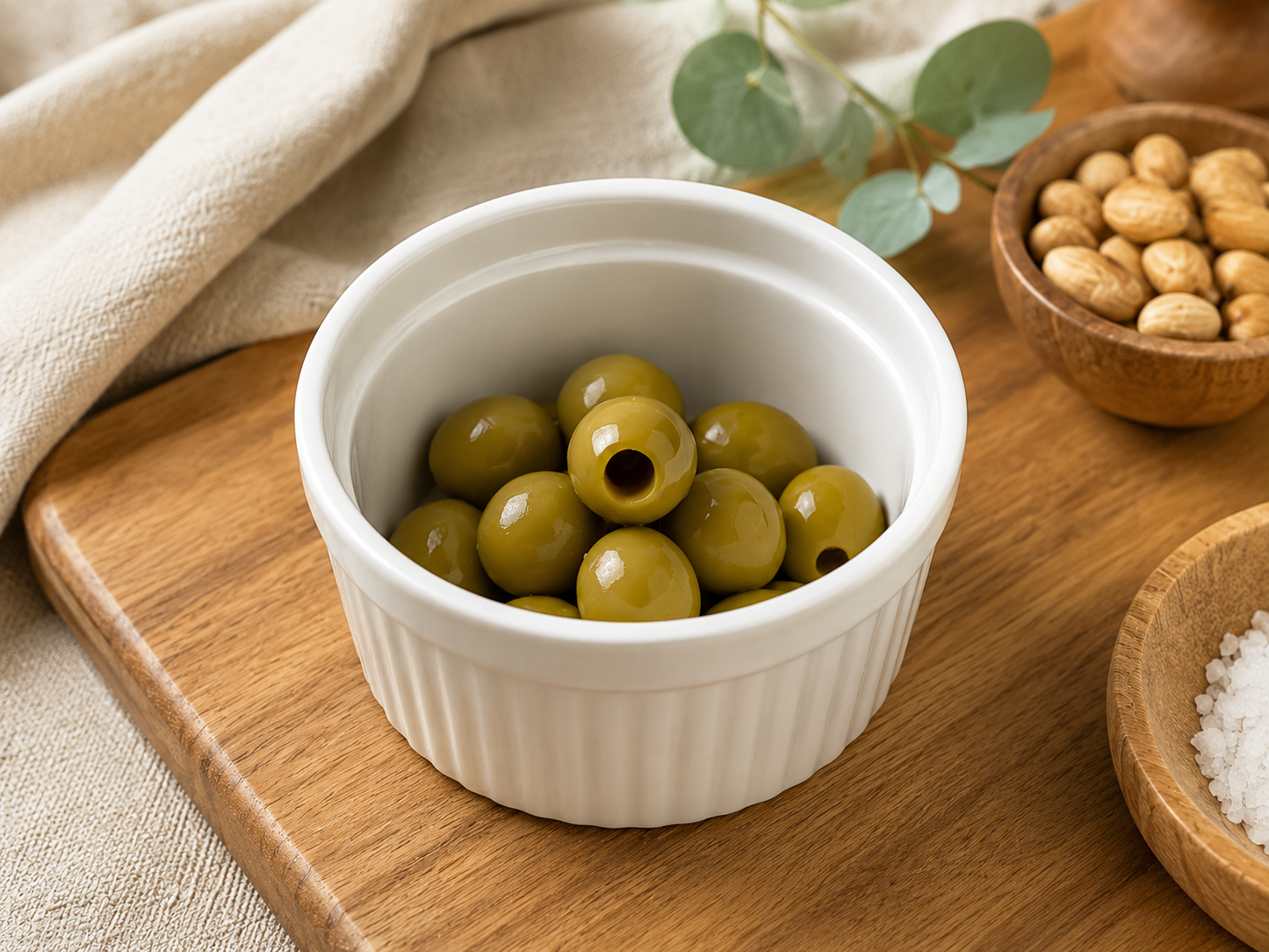 Ramekin de Cerámica Blanco pequeño