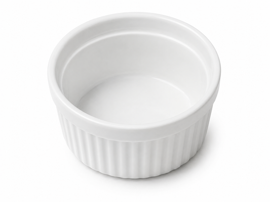 Ramekin de Cerámica Blanco pequeño