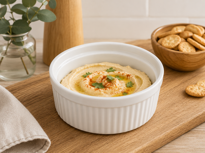 Ramekin de Cerámica Blanco Mediano