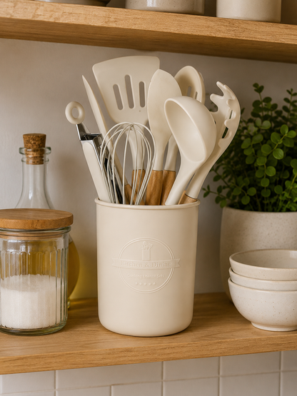 Set de Utensilios de Cocina con Organizador