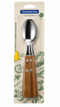 Pack x3 Cucharas Tramontina con Mango de Madera